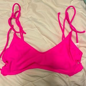 Hot Pink Bikini Top